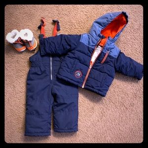 Carters Heavy wait SnowSuit  plus fur lined boots